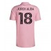 Inter Miami Jordi Alba #18 Replika Hemma matchkläder 2023-24 Korta ärmar